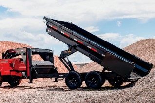 Dura Haul 7x14 16K Gooseneck Dump Trailer Dura Haul Trailer GN-7X14-DT-LS-SC-8K