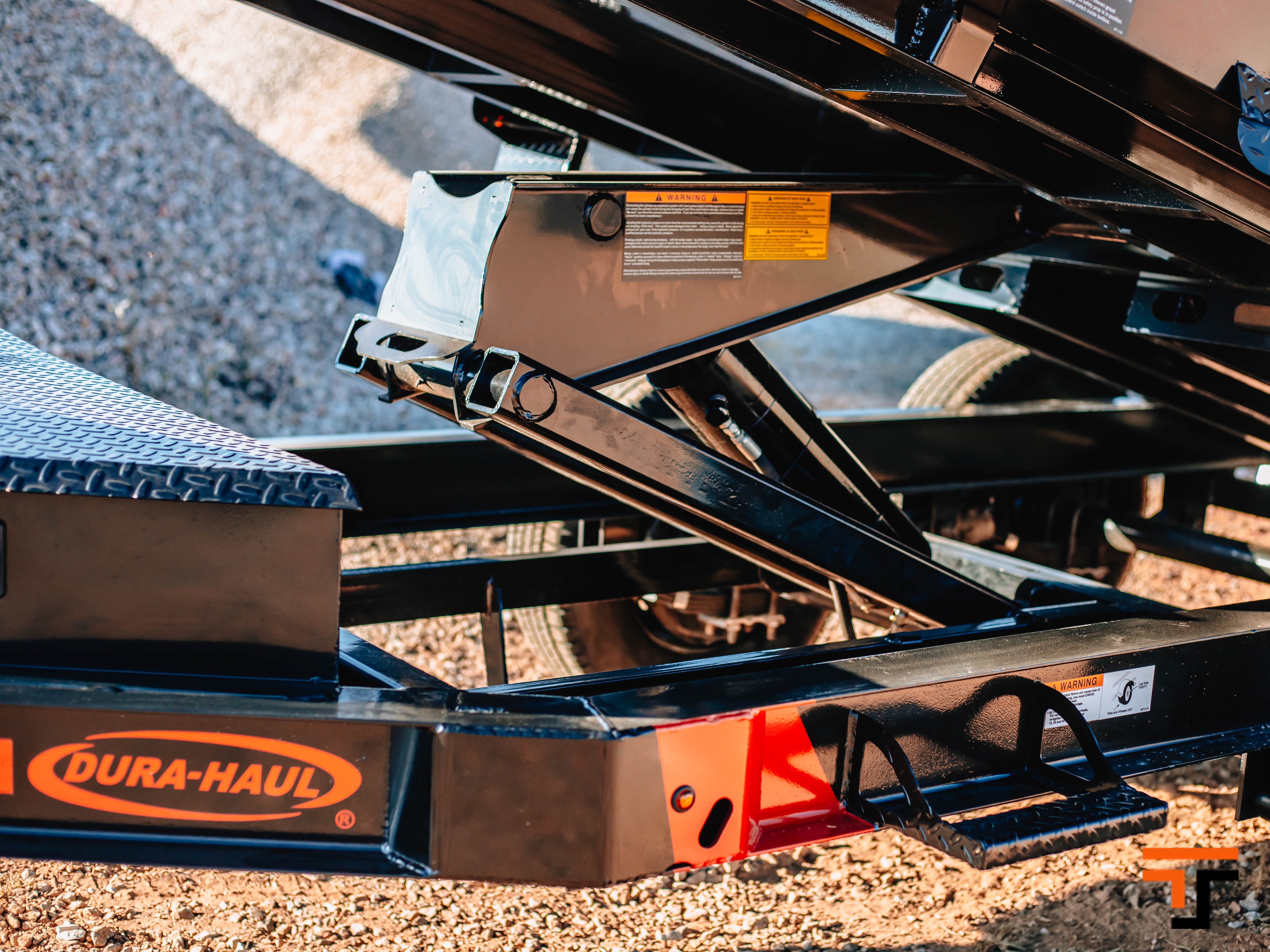 Dura Haul 7x14 16K Gooseneck Dump Trailer Dura Haul Trailer GN-7X14-DT-LS-SC-8K