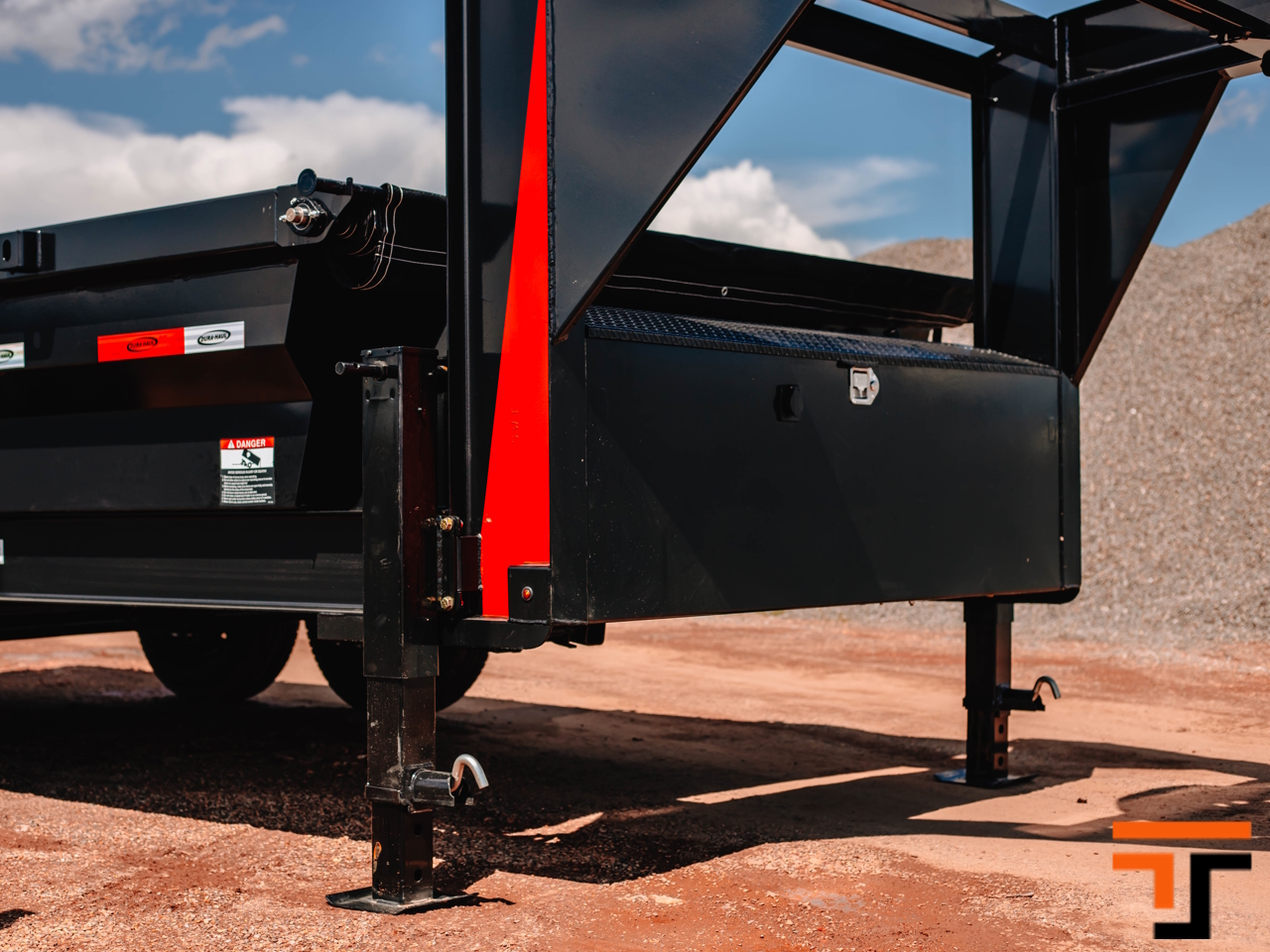 Dura Haul 7x14 16K Gooseneck Dump Trailer Dura Haul Trailer GN-7X14-DT-LS-SC-8K