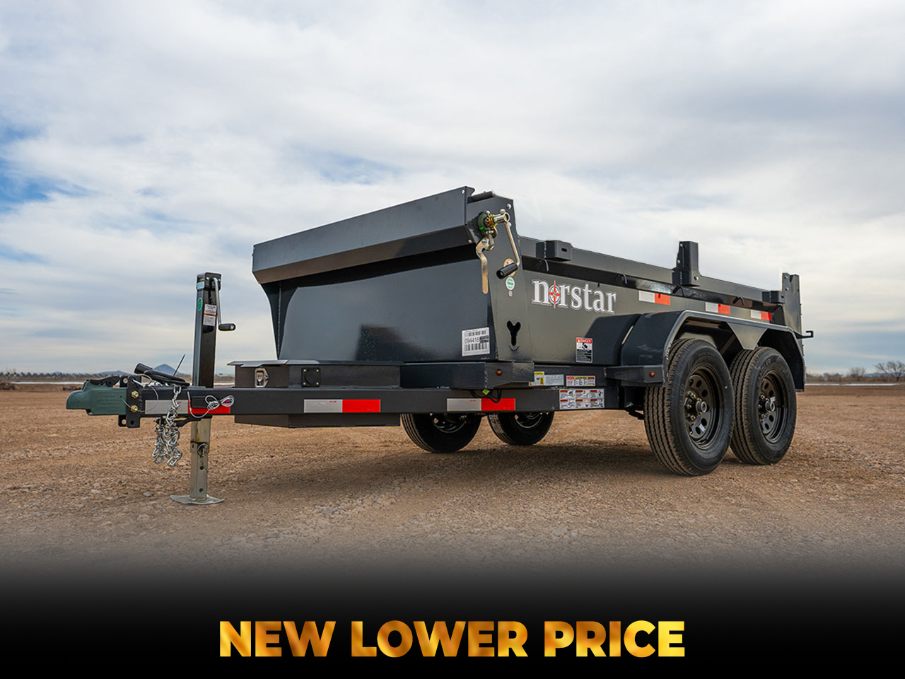 Iron Bull 5x10 7K Dump Trailer - DCB (Norstar) Iron Bull Trailer DCB6010032 ES2 V62