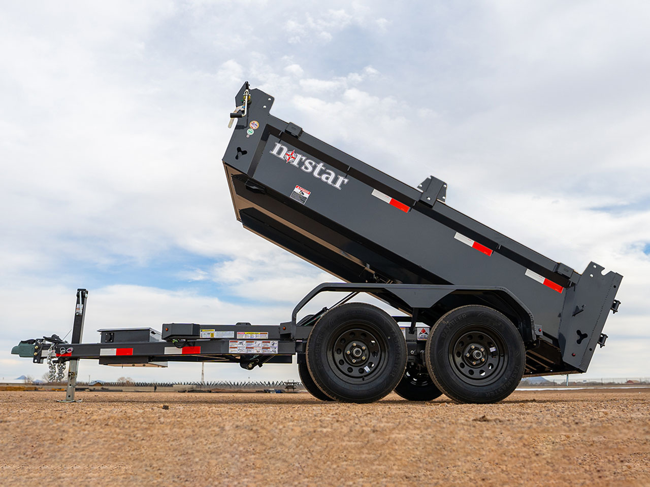 Iron Bull 5x10 7K Dump Trailer - DCB (Norstar) Iron Bull Trailer DCB6010032 ES2 V62