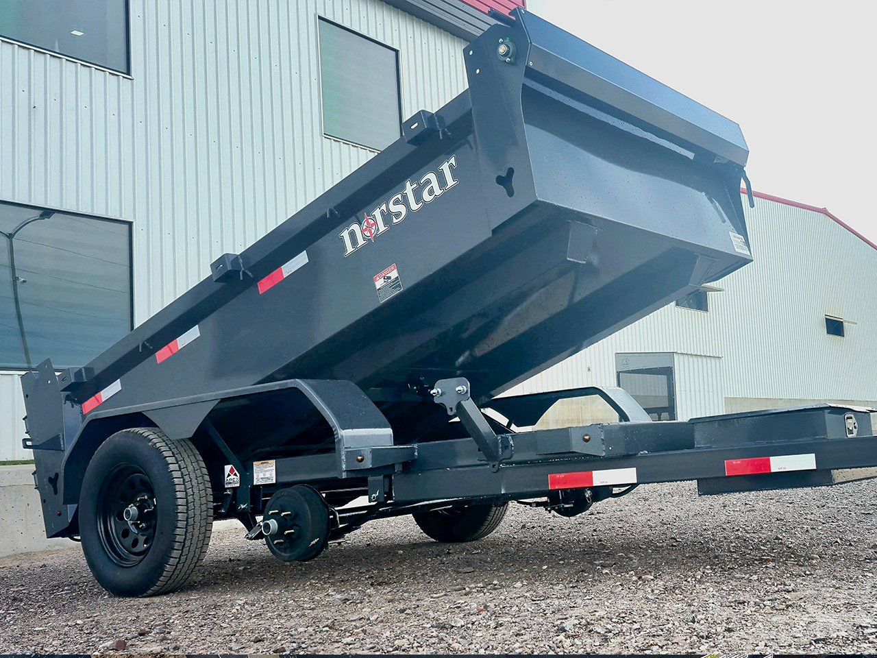 Norstar 5x10 7K Dump Trailer - DCB (Iron Bull) Iron Bull Trailer DCB6010032 ES2 V62