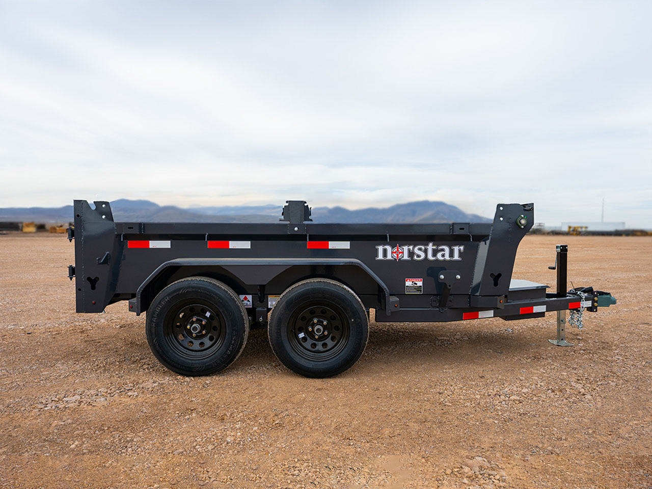 Iron Bull 5x10 7K Dump Trailer - DCB (Norstar) Iron Bull Trailer DCB6010032 ES2 V62