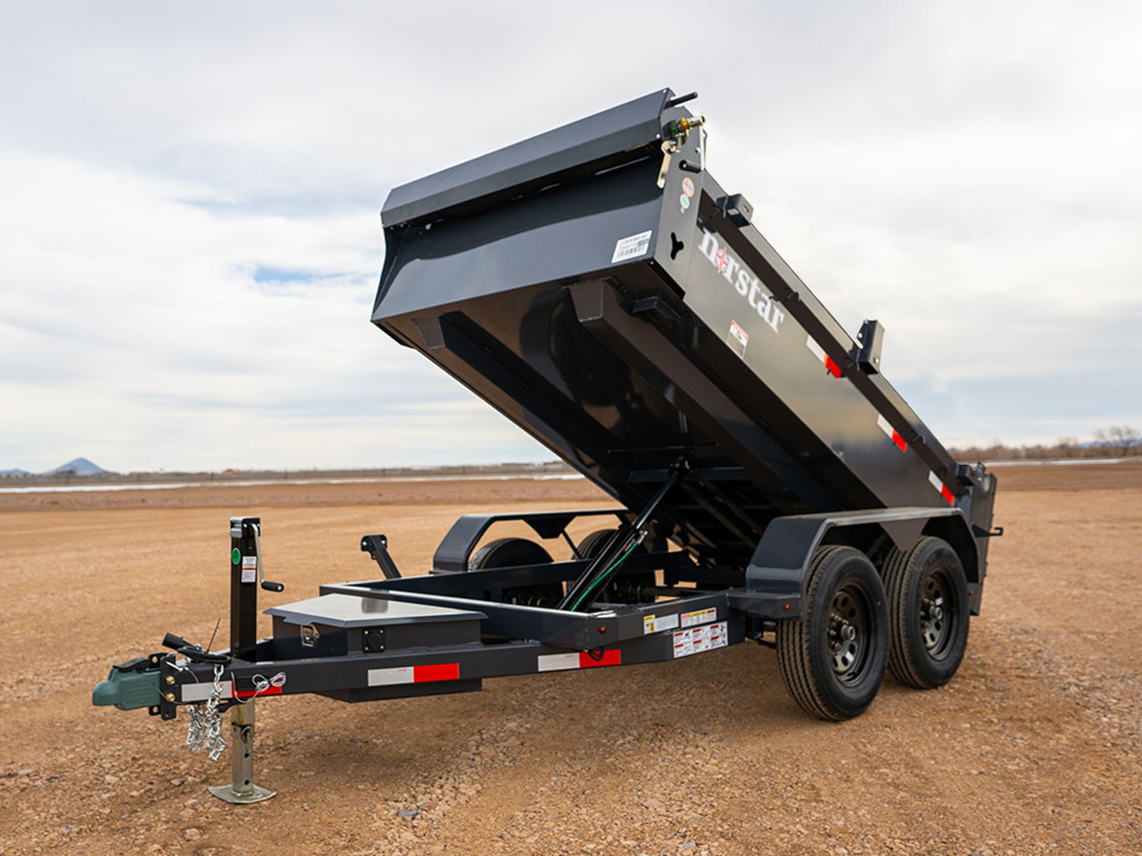 Iron Bull 5x10 7K Dump Trailer - DCB (Norstar) Iron Bull Trailer DCB6010032 ES2 V62