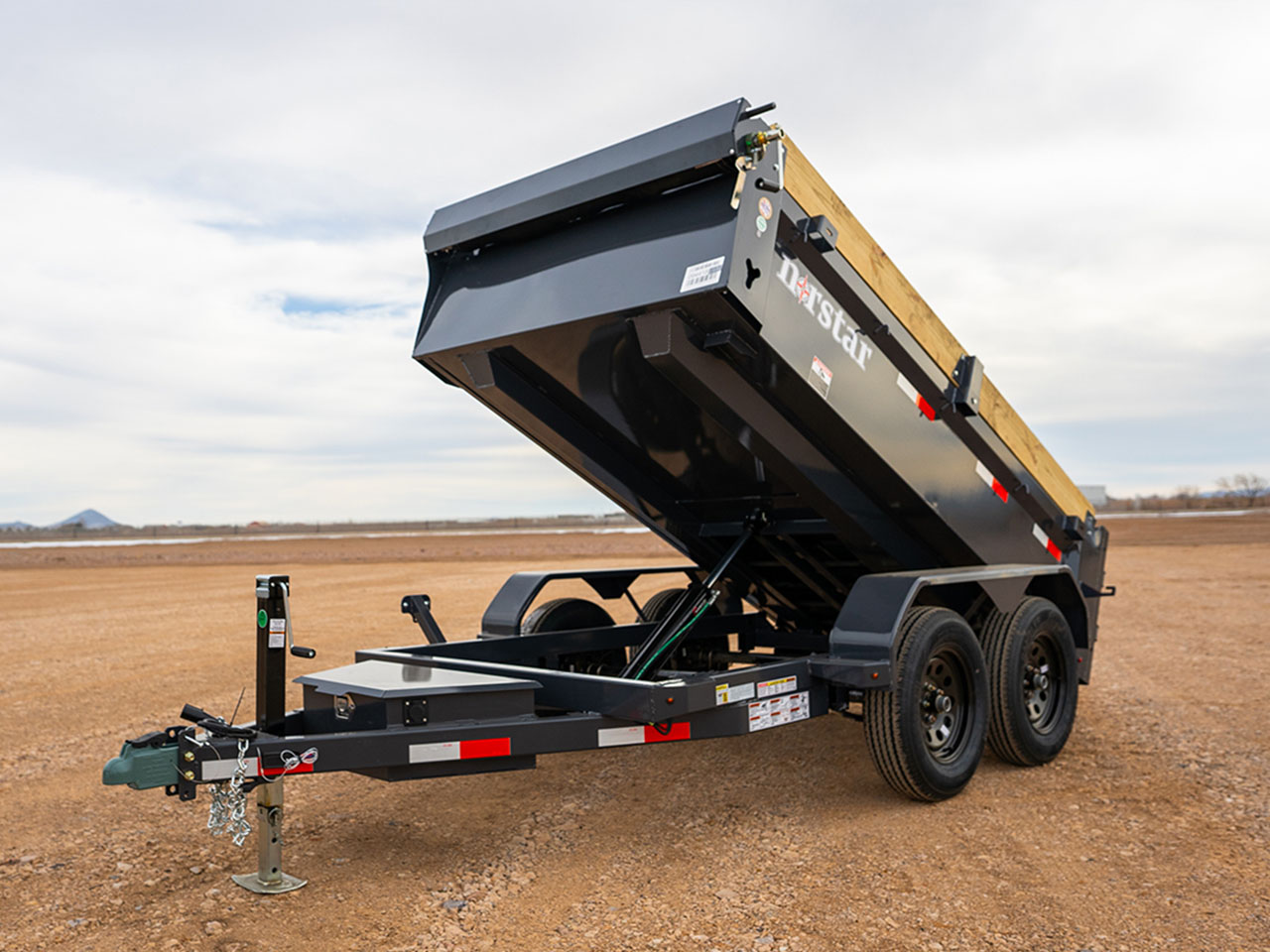 Norstar 5x10 7K Dump Trailer - DCB (Iron Bull) Iron Bull Trailer DCB6010032 ES2 V62