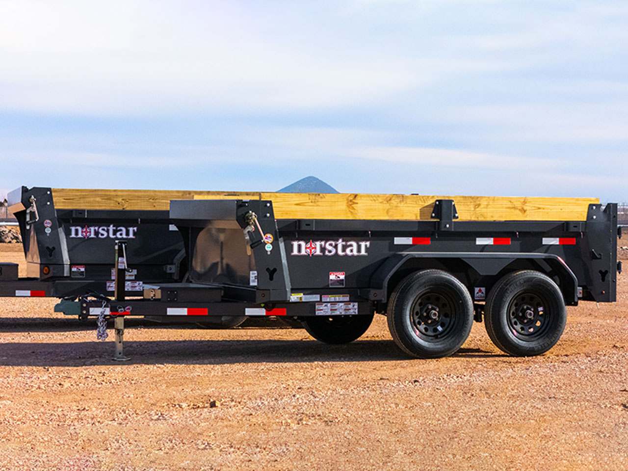 Norstar 5x10 7K Dump Trailer - DCB (Iron Bull) Iron Bull Trailer DCB6010032 ES2 V62