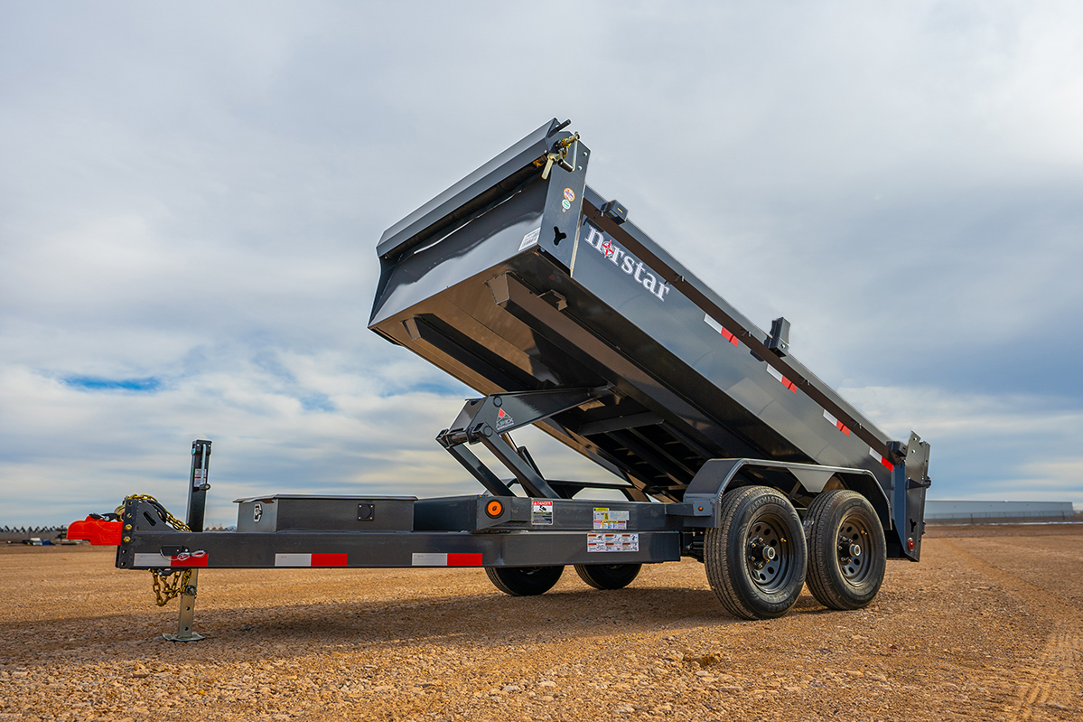Iron Bull 6x12 10K Dump Trailer - DCB (Norstar) Iron Bull Trailer DCB7212052 ES2 V50