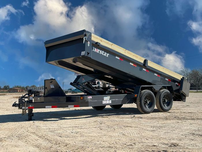 Norstar 6x12 10K Dump Trailer - DCB (Iron Bull) Iron Bull Trailer DCB7212052 ES2 V50