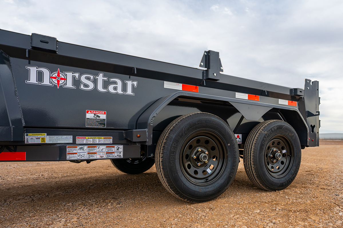 Iron Bull 6x12 10K Dump Trailer - DCB (Norstar) Iron Bull Trailer DCB7212052 ES2 V50