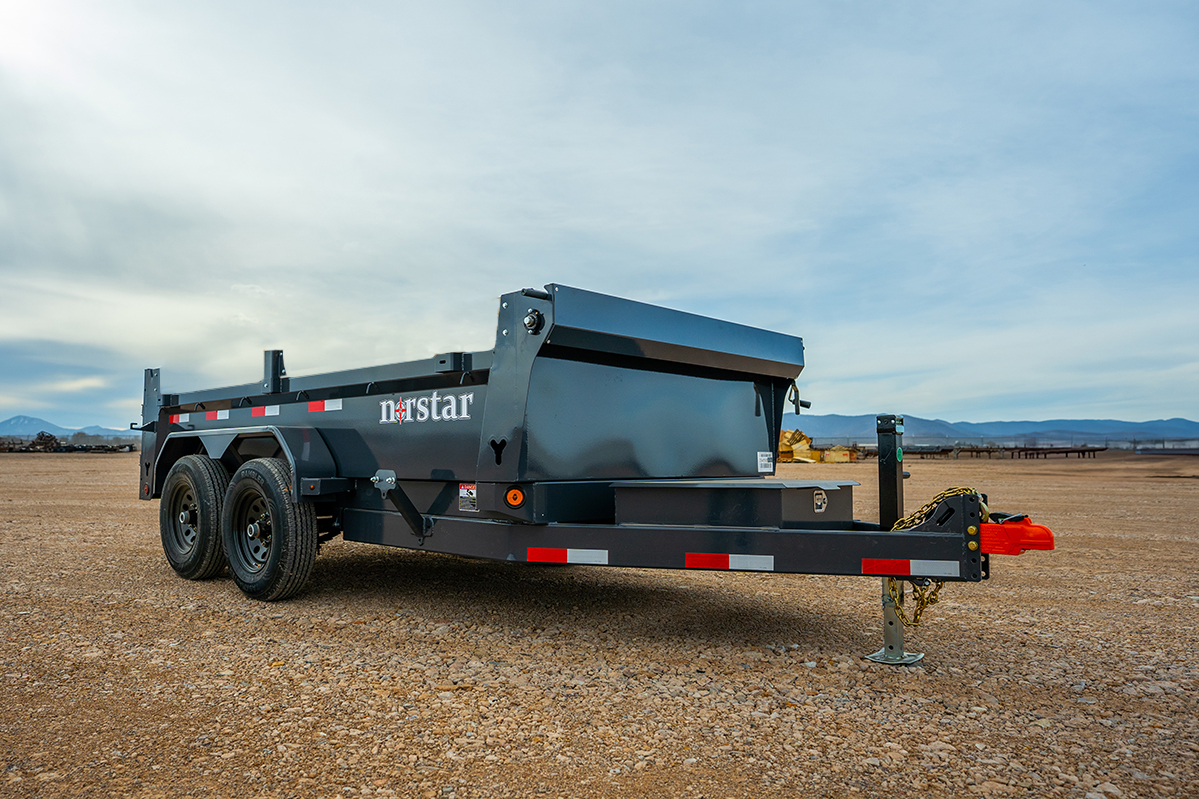 Iron Bull 6x12 10K Dump Trailer - DCB (Norstar) Iron Bull Trailer DCB7212052 ES2 V50