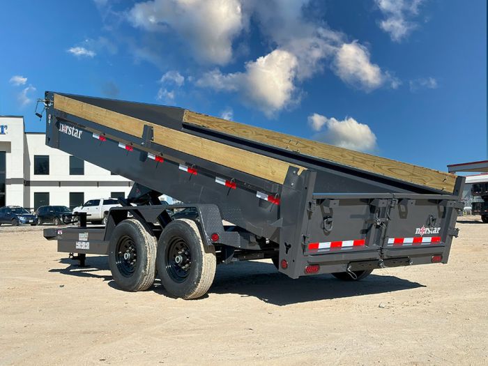 Norstar 6x12 10K Dump Trailer - DCB (Iron Bull) Iron Bull Trailer DCB7212052 ES2 V50