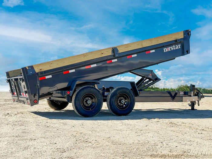 Norstar 6x12 10K Dump Trailer - DCB (Iron Bull) Iron Bull Trailer DCB7212052 ES2 V50