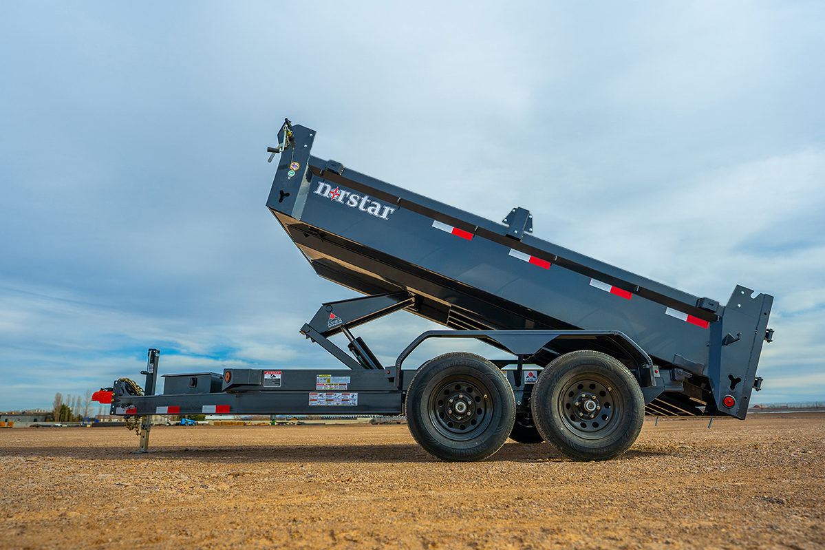Iron Bull 6x12 10K Dump Trailer - DCB (Norstar) Iron Bull Trailer DCB7212052 ES2 V50