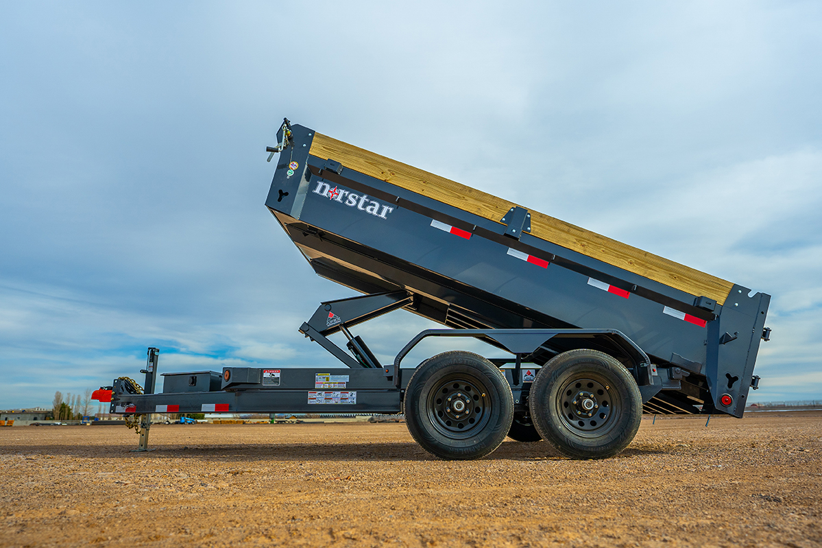 Norstar 6x12 10K Dump Trailer - DCB (Iron Bull) Iron Bull Trailer DCB7212052 ES2 V50