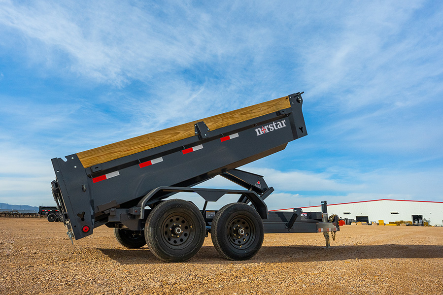 Norstar 6x12 10K Dump Trailer - DCB (Iron Bull) Iron Bull Trailer DCB7212052 ES2 V50