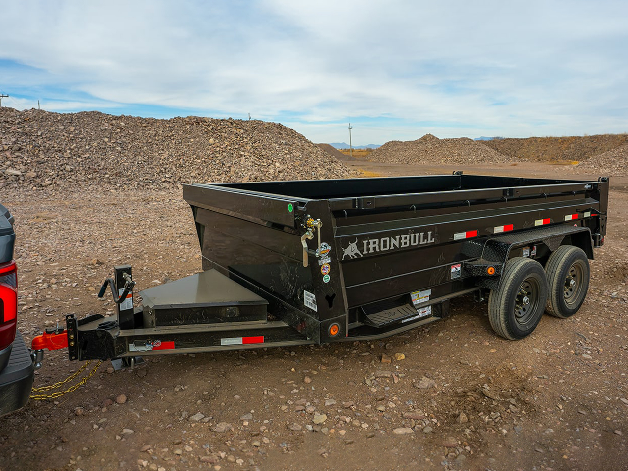Iron Bull 6x12 14K DTB Dump Trailer with 48" Sides Iron Bull Trailer DTB7212072 S62