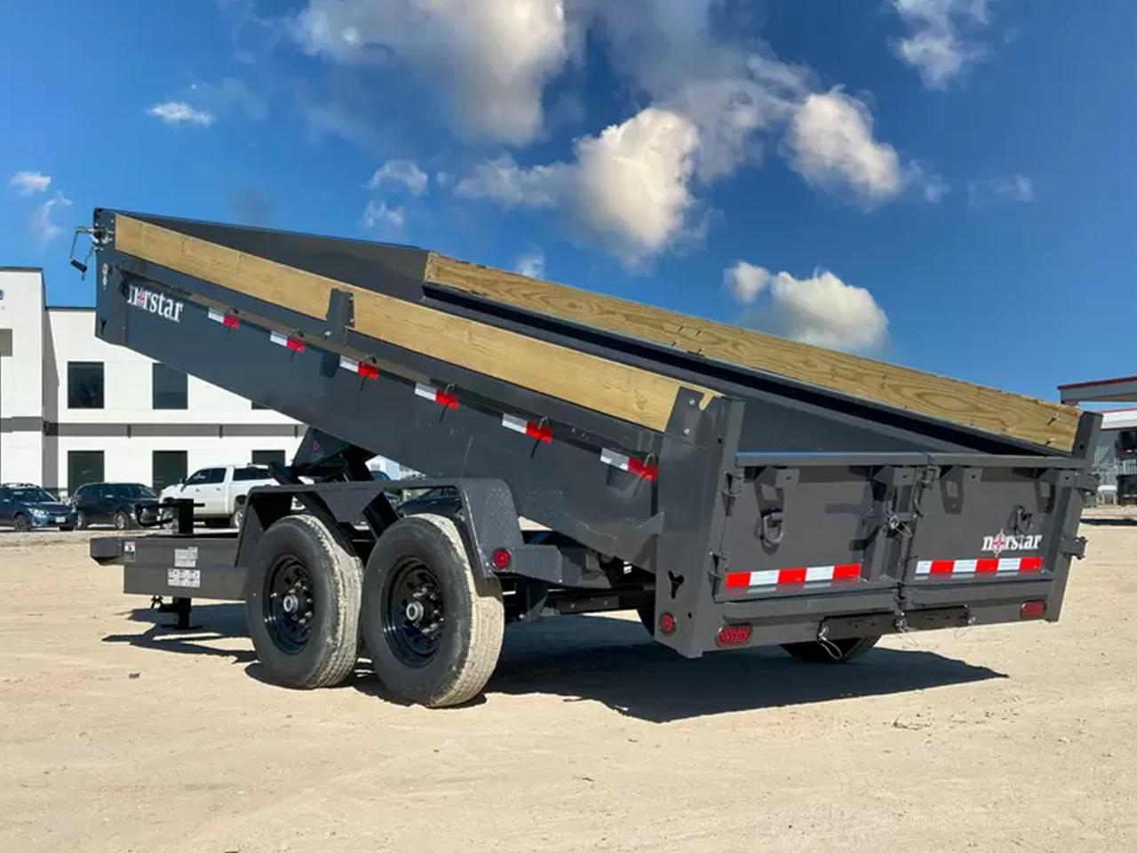 Iron Bull 7x14 14K Dump Trailer - DCB Starter  (Norstar) Iron Bull Trailer DCB8314072 - S