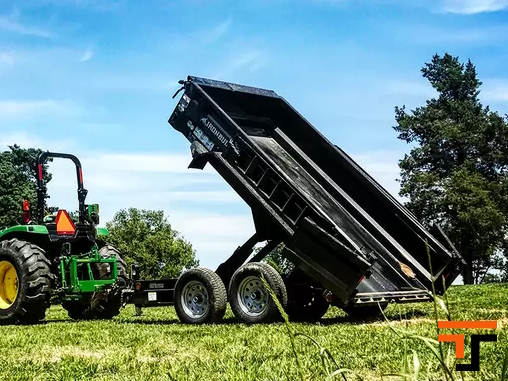 Iron Bull 5x10 10K Dump Trailer - Scissor V40 - DTB Iron Bull Trailer DTB6010052 v40