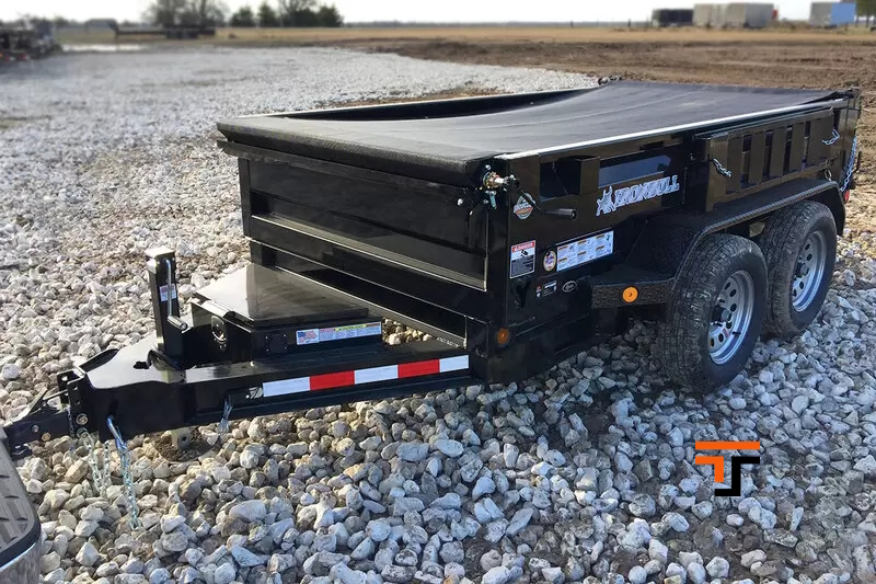 Iron Bull 5x10 10K Dump Trailer - Scissor V40 - DTB Iron Bull Trailer DTB6010052 v40