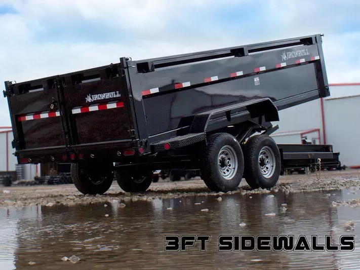 Iron Bull 7 x 12  14K  36" Dump Trailer - DTB  Trailer DTB8312072 S61