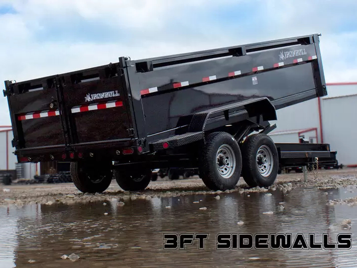 Iron Bull 7x16 14K  36" Dump Trailer - DTB  Trailer DTB8316072 S61