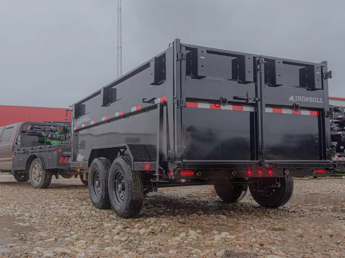 Iron Bull 7x16  14K  48" Dump Trailer - DTB Iron Bull Trailer DTB8316072 S62
