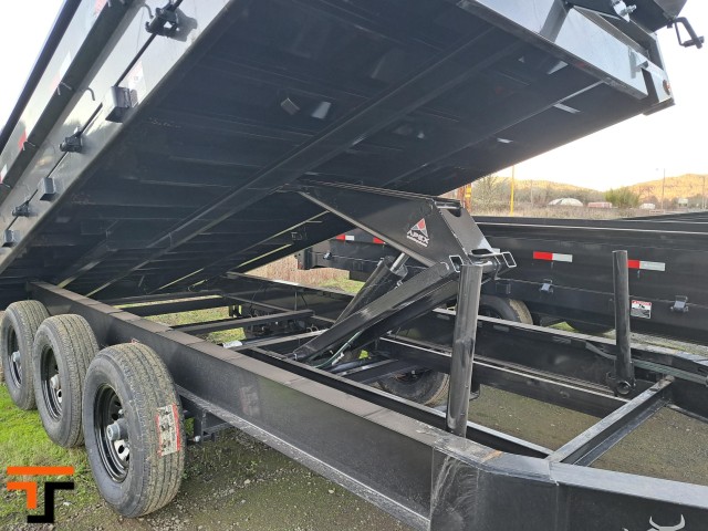 Iron Bull 8.5x16  TripAx 21K DOD Deckover Dump Trailer - DDP Iron Bull Trailer DDP9616073