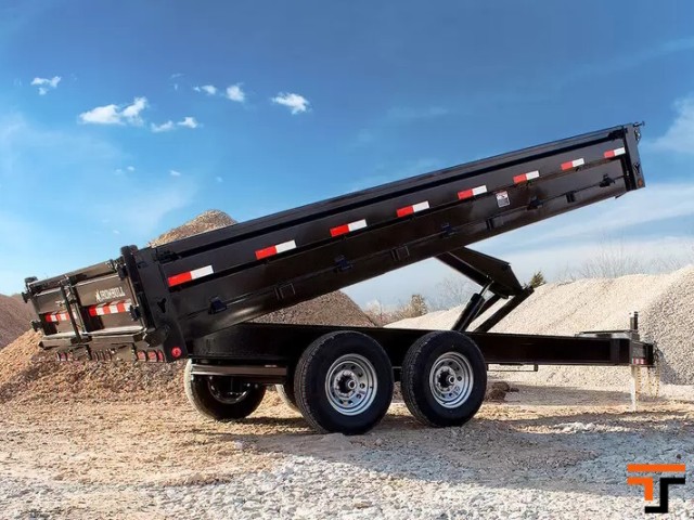 Iron Bull 8.5x14 14K Deckover Dump Trailer - DDP Iron Bull Trailer DDP9614072