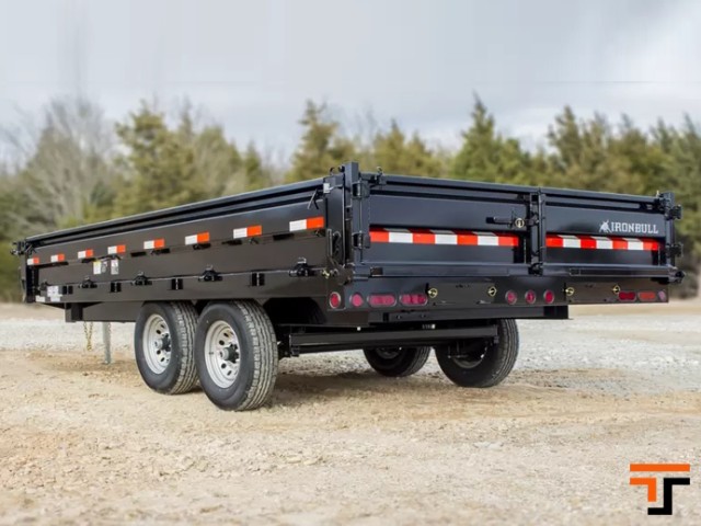 Iron Bull 8.5x14 14K Deckover Dump Trailer - DDP Iron Bull Trailer DDP9614072