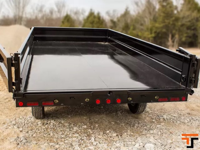 Iron Bull 8.5x14 14K Deckover Dump Trailer - DDP Iron Bull Trailer DDP9614072