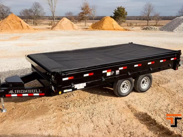 Iron Bull 8.5x14 14K Deckover Dump Trailer - DDP Iron Bull Trailer DDP9614072