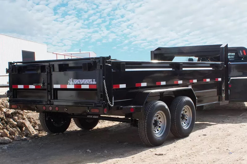 Iron Bull 7x16  16K 24" GN Gooseneck Dump Trailer - DTG Iron Bull Trailer DTG8316082 ES2