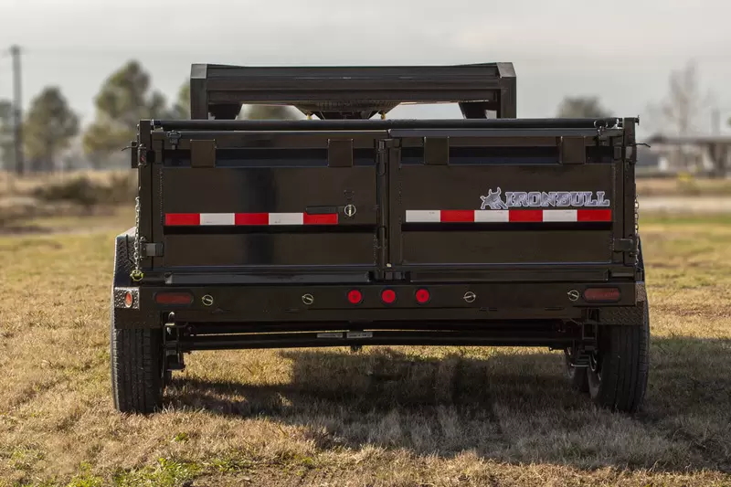 Iron Bull 7x16  16K 24" GN Gooseneck Dump Trailer - DTG Iron Bull Trailer DTG8316082 ES2