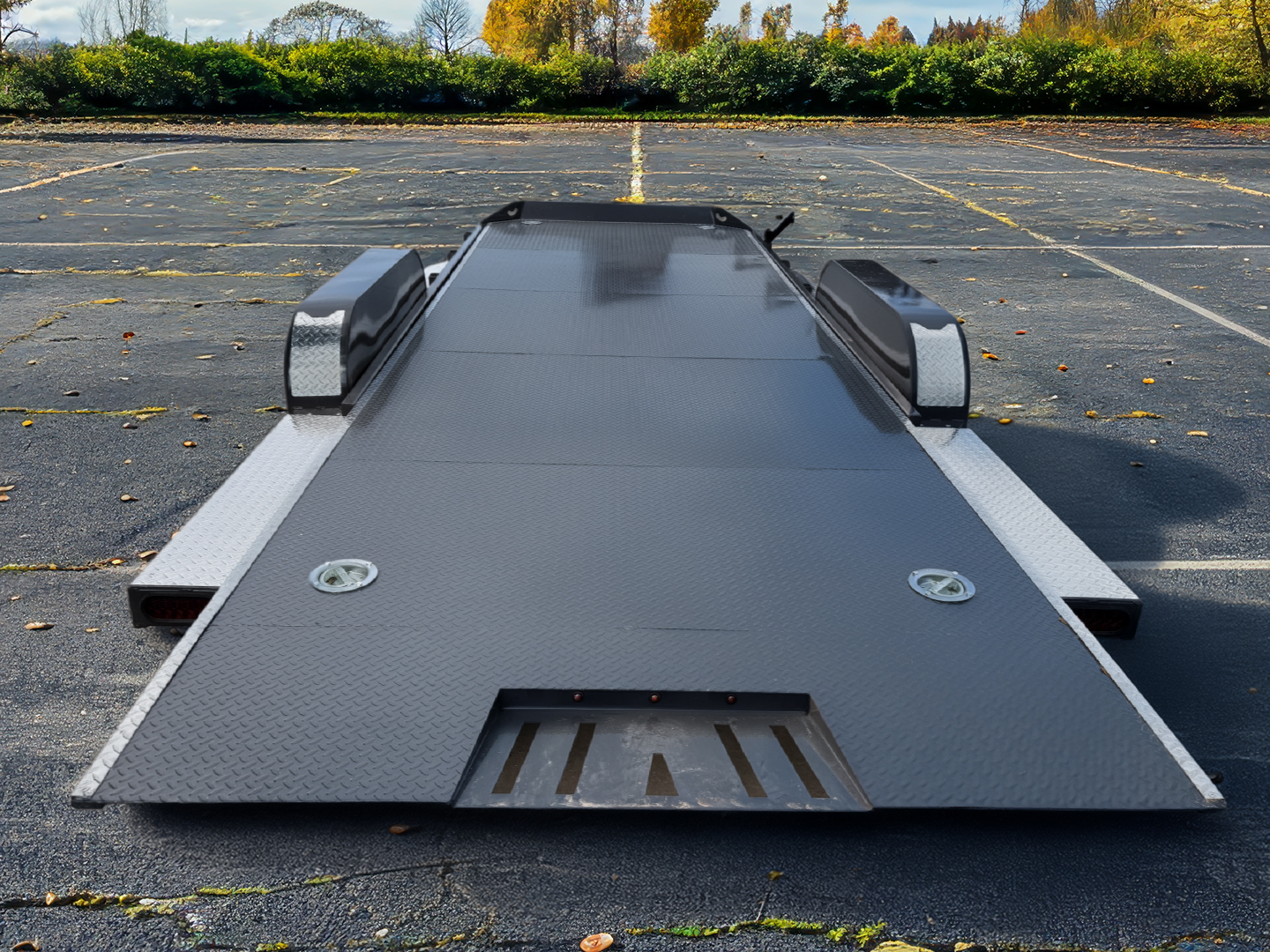 Iron Bull 7 x 20 7K Steel Gravity Tilt Car Hauler TRB Iron Bull Trailer TRB8320032