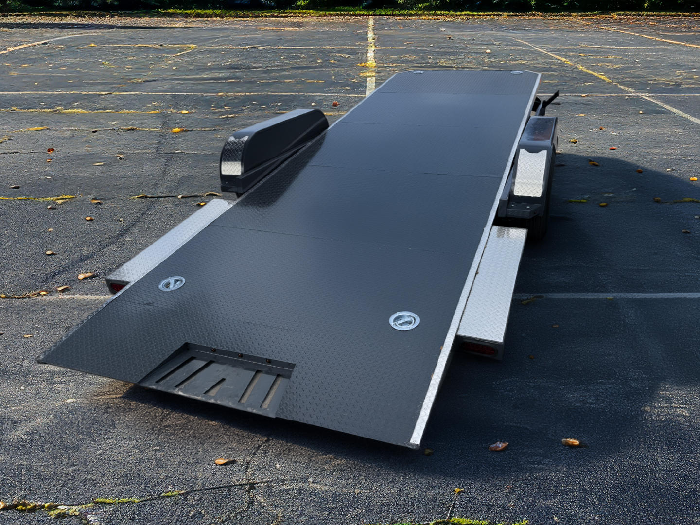 Iron Bull 7 x 20 7K Steel Gravity Tilt Car Hauler TRB Iron Bull Trailer TRB8320032