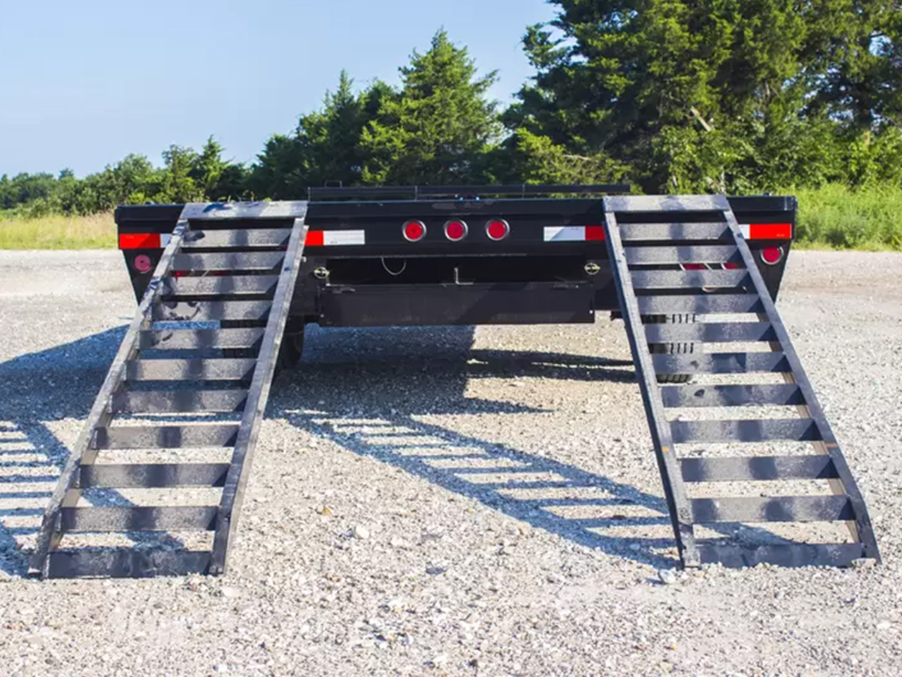Iron Bull 8.5 x 20 14K 10" I-Beam Pintle Equipment Trailer Iron Bull Trailer FDP0220072