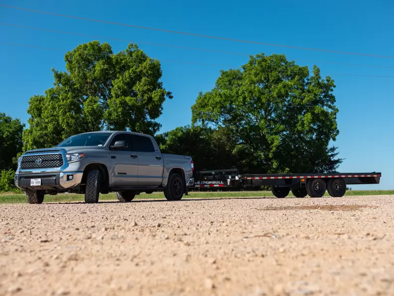 Iron Bull 8.5 x 20 14K 10" I-Beam Pintle Equipment Trailer Iron Bull Trailer FDP0220072