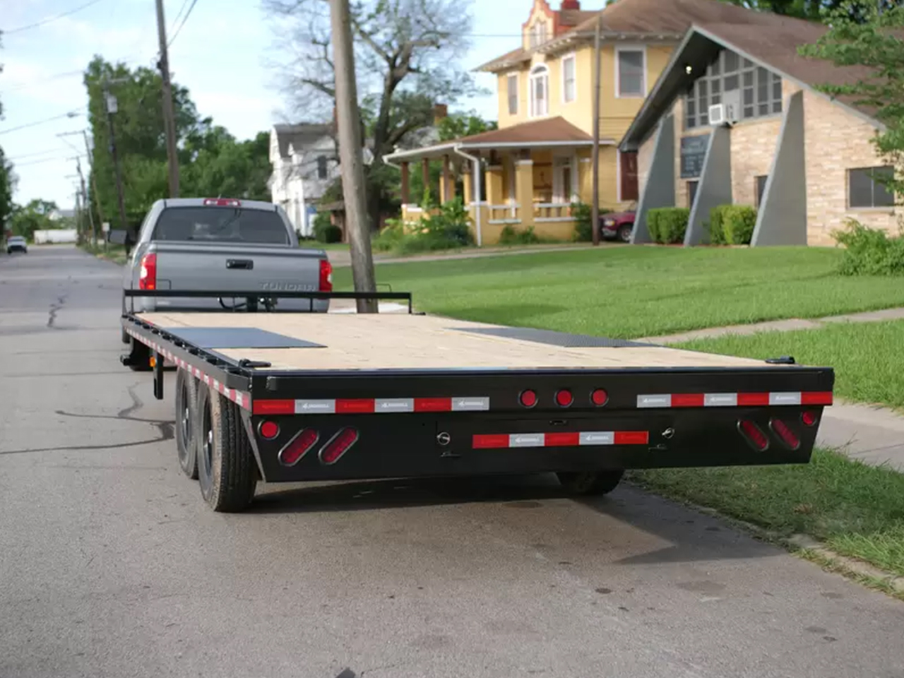 Iron Bull 8.5 x 20 14K 10" I-Beam Pintle Equipment Trailer Iron Bull Trailer FDP0220072