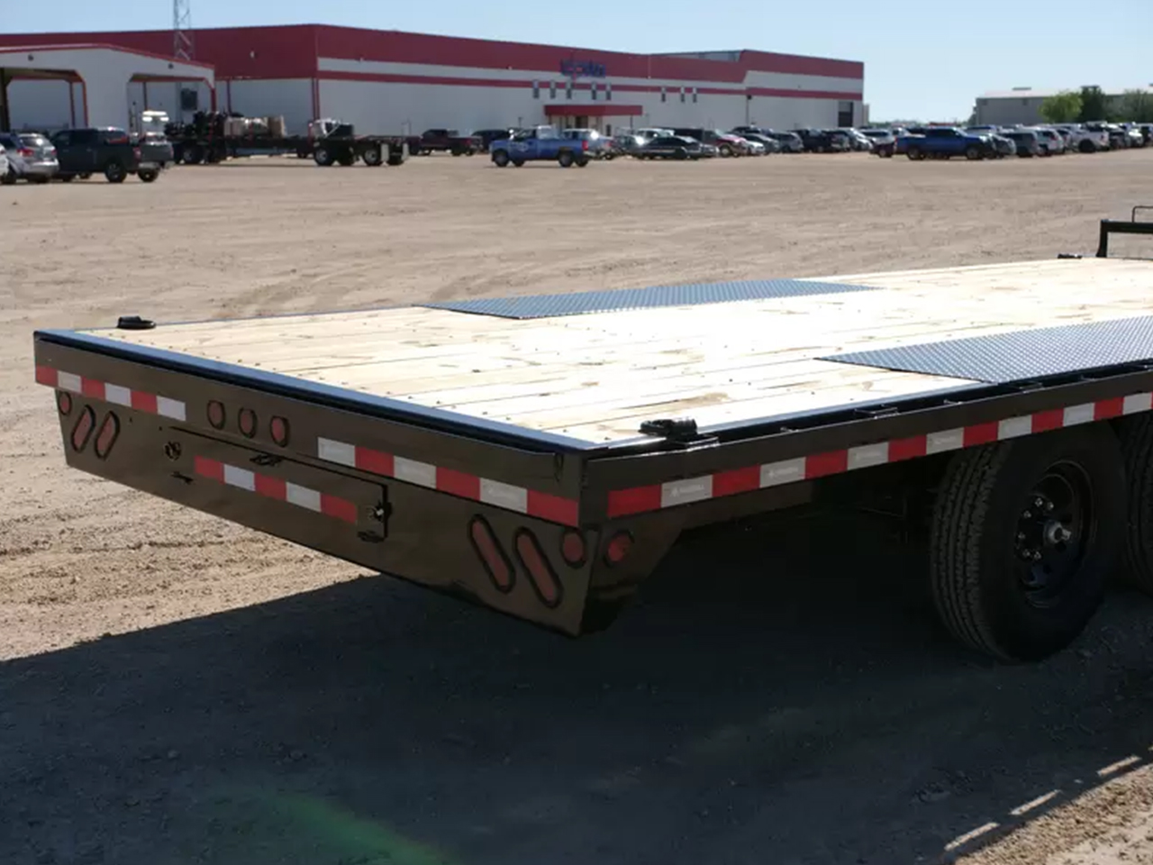 Iron Bull 8.5 x 20 14K 10" I-Beam Pintle Equipment Trailer Iron Bull Trailer FDP0220072