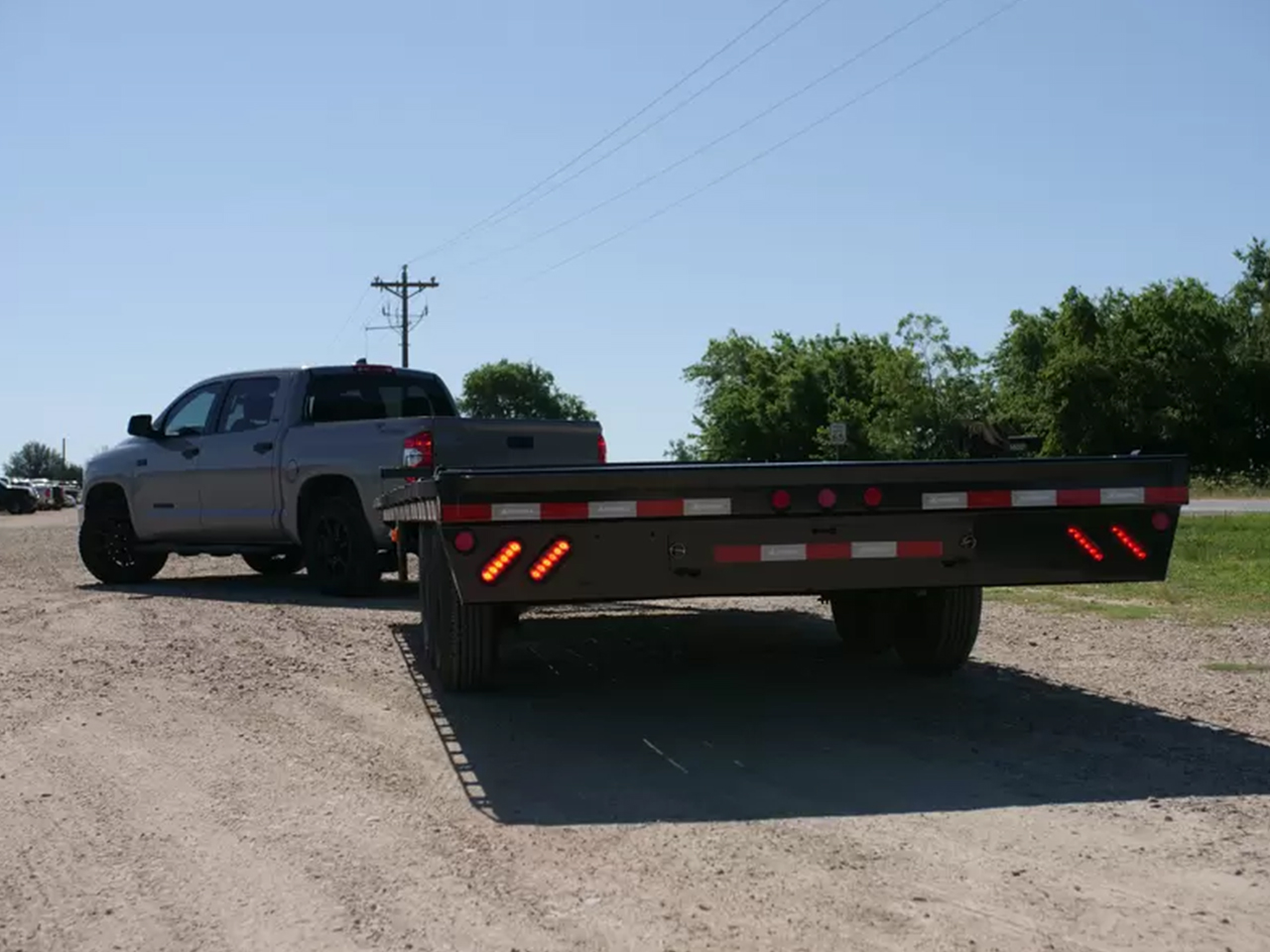 Iron Bull 8.5 x 20 14K 10" I-Beam Pintle Equipment Trailer Iron Bull Trailer FDP0220072