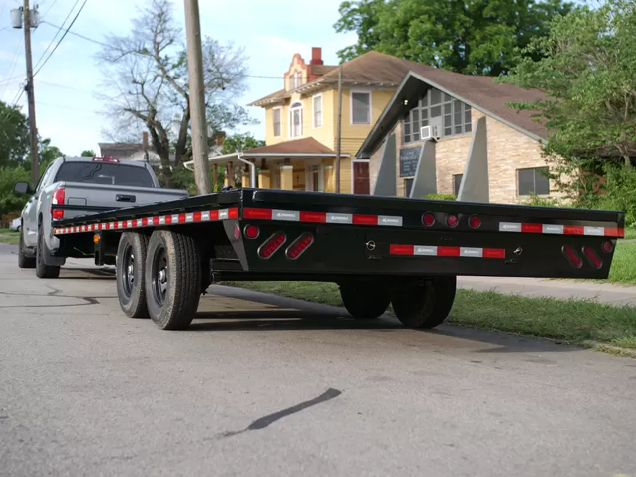 Iron Bull 8.5 x 22 14K 10" I-Beam Pintle Equipment Trailer w/Rampage Ramps Iron Bull Trailer FDP0222072 D30