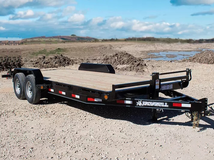 Iron Bull 7x16  14K  Equipment Trailer - ETB - Slide In Ramps  Trailer ETB8316072 D06