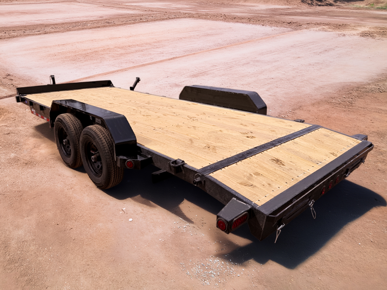 Iron Bull 7x18 14K Equipment Trailer - ETB - Dovetail w/Slide In Ramps Iron Bull Trailer ETB8318072 D26