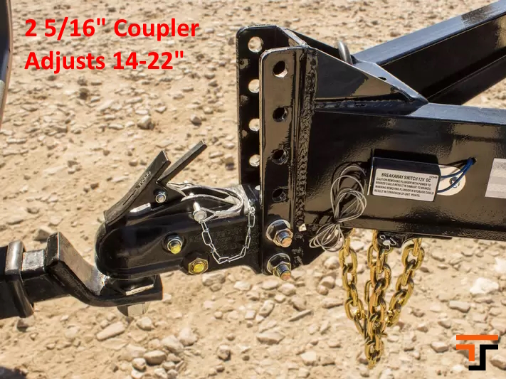 Iron Bull 7x22  14K  Equipment Trailer - ETB - Slide In Ramps Iron Bull Trailer ETB8322072 D06