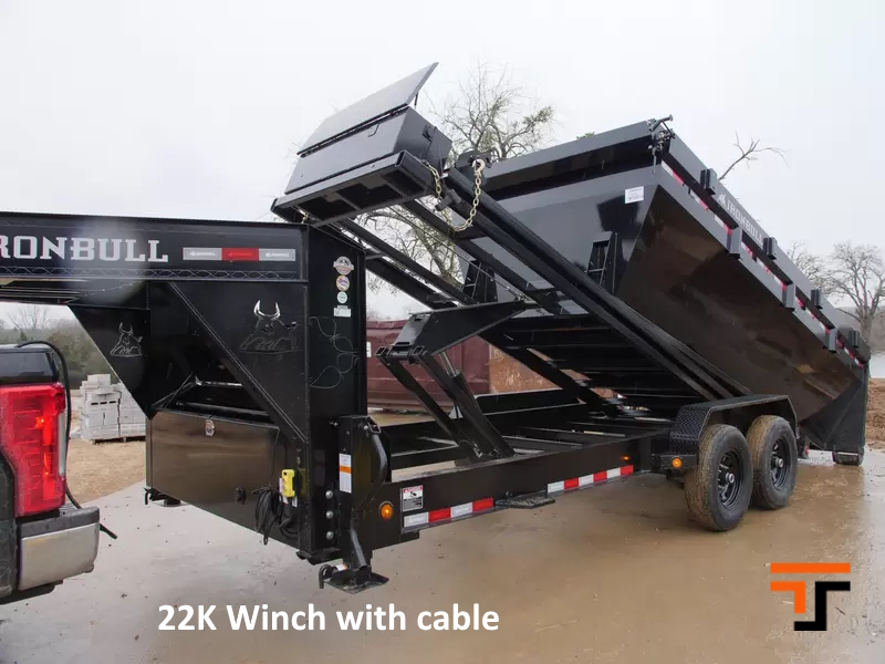 Iron Bull 7 x 14 Roll-Off Bin - DBG Bin Iron Bull Trailer RB8314S62