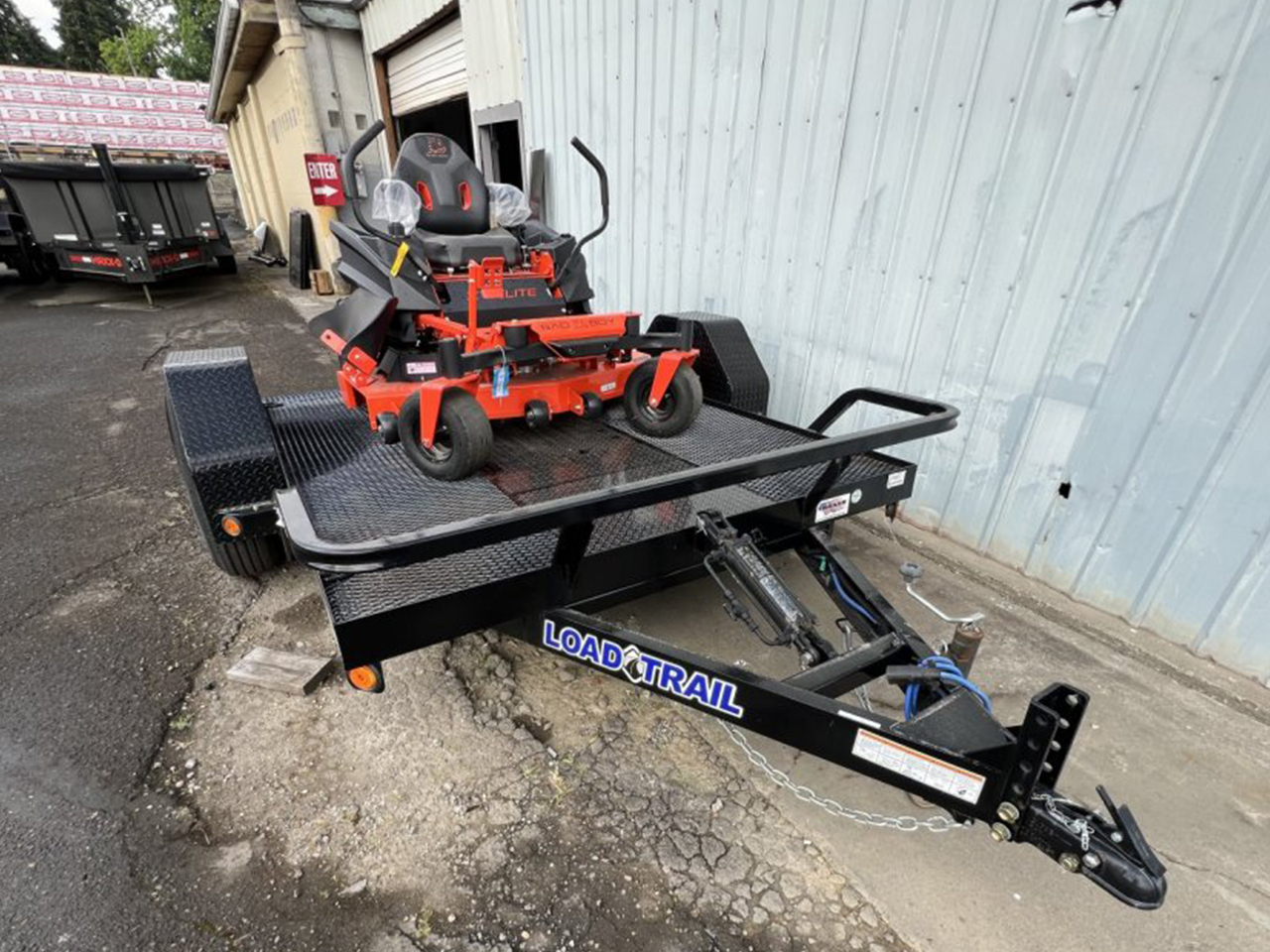 Load Trail 6.5x10 7K Single Axle Scissor Hauler Trailer Load Trail Trailer SH07-6.5x10-7K
