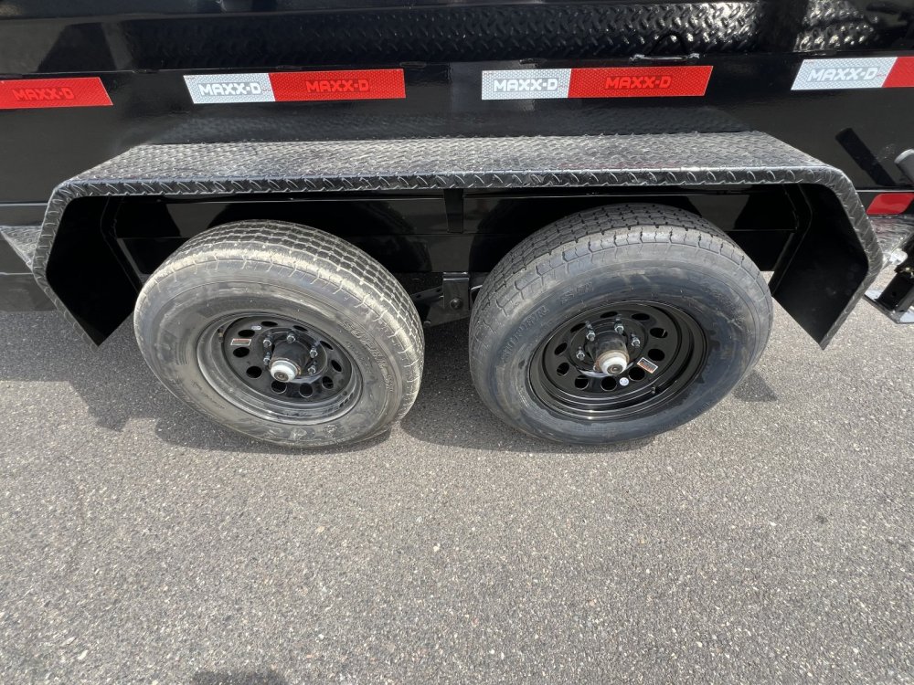 MAXX-D 5x10 10K D6X Dump Trailer 18" Solid Sides MAXX-D Trailer D6B-5X10-10K-18