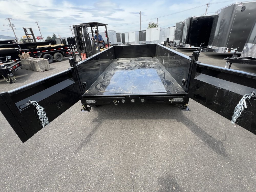 MAXX-D 5x10 10K D6X Dump Trailer 18" Solid Sides MAXX-D Trailer D6B-5X10-10K-18