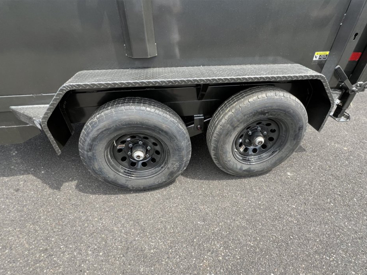 MAXX-D 5x10 10K D6X Scissor Lift Dump Trailer 36" Solid Sides MAXX-D Trailer D6X-5X10-10K-36