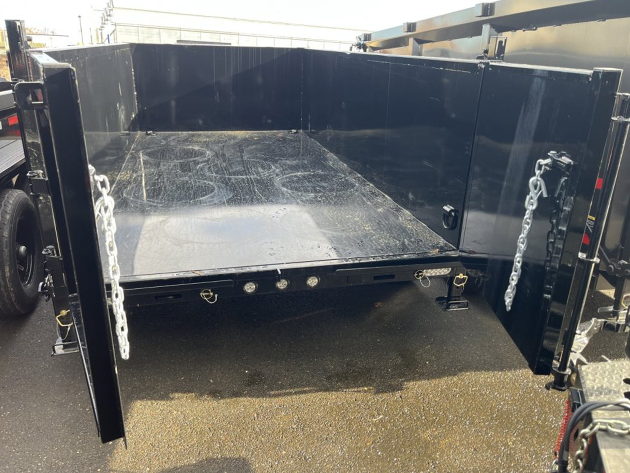 MAXX-D 6x12 12K D7X Scissor Lift Dump Trailer 36" Solid Sides MAXX-D Trailer D7X-6X12-12K-36